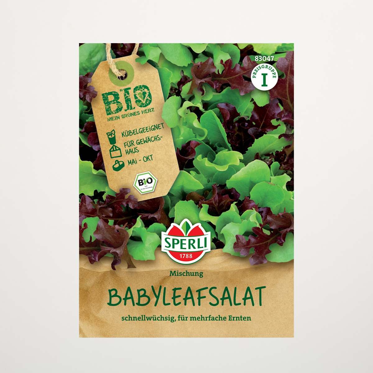 Babyleafsalat 'Mesclun Mischung' Samen BIO