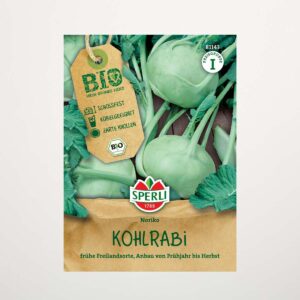 Kohlrabi 'Noriko' Samen Weiß BIO