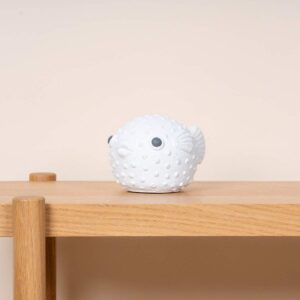 Beton Kugelfisch Weiß Deckend