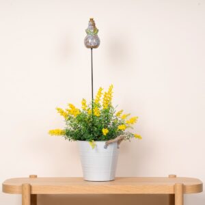 Keramikstecker Frosch Hockend