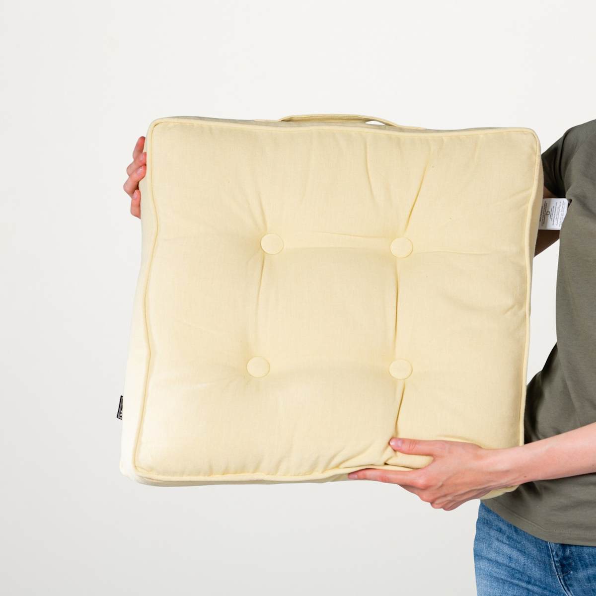 Sitzkissen Hellgelb