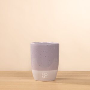 Set 5 für 4: BLUME2000 Becher "HOME" Taupe