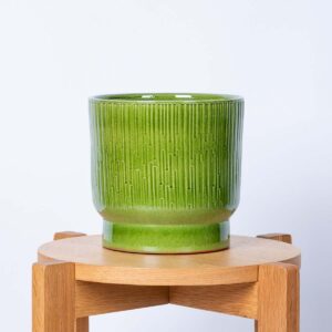 Keramik Übertopf Grün - 20 cm