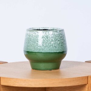 Keramik Übertopf Grün - 11 cm