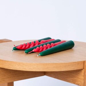 Stabkerze Rot 5er -Set