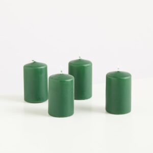 Kerze Grün 4er-Set