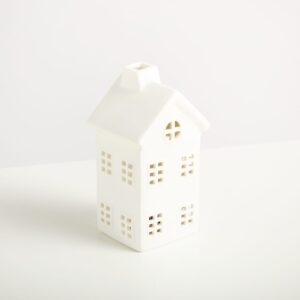 Deko Keramik Haus Weiß