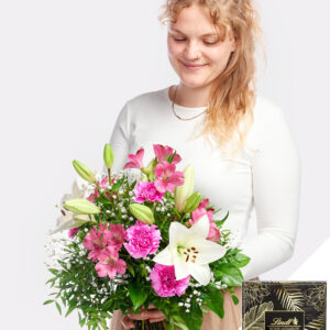 Fröhlich und aufgeweckt mit Lindt-Pralinen