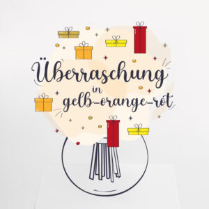 Überraschungsstrauß in Gelb-Orange-Rot