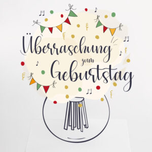 &Uuml;berraschungsstrau&szlig; zum Geburtstag in Bunt (inaktiv)