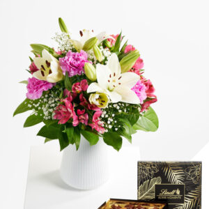 Fröhlich und aufgeweckt mit Lindt-Pralinen