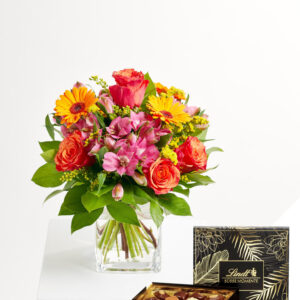 Sonnige Geburtstagsgrüße mit Lindt-Pralinen