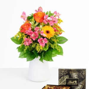 Sonnige Geburtstagsgrüße mit Lindt-Pralinen