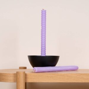 Kerzen Twist Lila 2-er Set