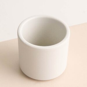 Keramik Übertopf Weiß - 7 cm