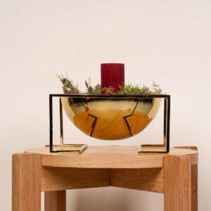 Metallschale Goldfarben