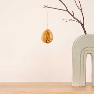 Deko Papierhänger Ei Natur