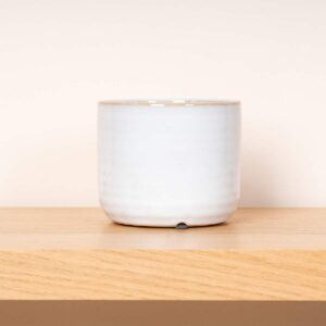 Keramik Übertopf Creme Reaktiv - 10,5 cm