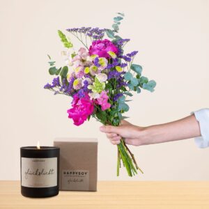 Sommerbote mit Sojawachs-Kerze Glückslicht