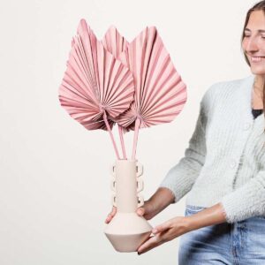 Trockenblumenbund Palm Spear Rosa