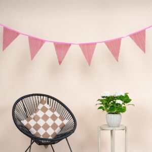 Flaggenkette Violett/Pink