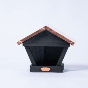 Metall Futterhaus Hängend Schwarz