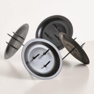 Kerzenhalter Schwarz 4-er Set