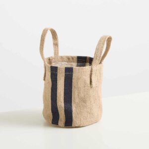 Jute Pflanzsack Dunkelgrau - 15 cm