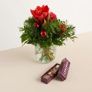 Weihnachtsgruß mit Schoko-Lebkuchen Pralinen 120g