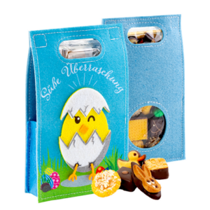 Filztasche ?S&uuml;&szlig;e &Uuml;berraschung? mit Ostergeb&auml;ck-Mischung