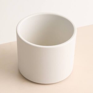 Keramik Übertopf Weiß - 13,5 cm