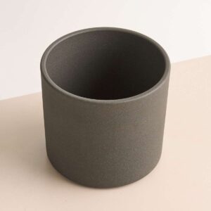 Keramik Übertopf Anthrazit - 17,5 cm