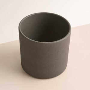 Keramik Übertopf Anthrazit - 21 cm