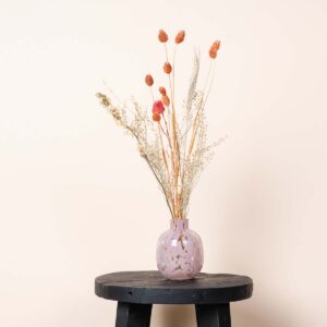 Glasvase Konfetti Rosa Mini