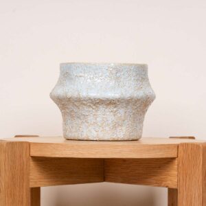 Keramik Übertopf Organisch Beige - 10,5 cm