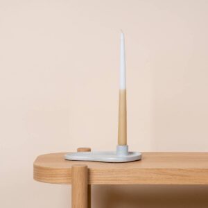 Stabkerze Dipped Hellbraun