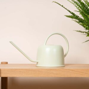 Metall Gießkanne Hellgrün