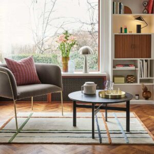 Hübsch Untersetzer Embrace Schwarz 3-er Set