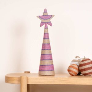 Weihnachtsbaum Streifen Rosa