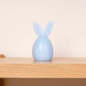 Deko Kerze Hase Stehende Ohren Blau
