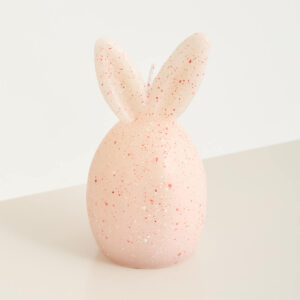 Deko Kerze Hase Stehende Ohren Rosa