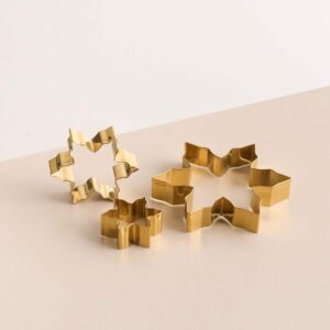 Bloomingville Ausstechformen Cailie 3-er Set Goldfarben