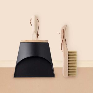 Bloomingville Kehrschaufel & Besen Kurz Natur 2-er Set