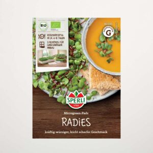 Radieschen Keimsprossen Saatscheiben BIO