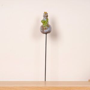 Keramikstecker Frosch Sitzend