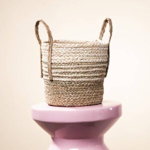 Seegras Korb Henkel - 22 cm