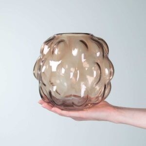 Glasvase Bubble Rosa
