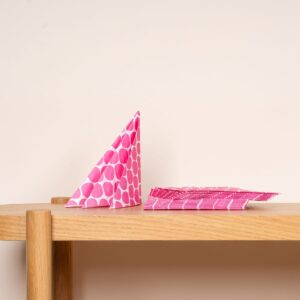 Papierservietten Ovales Design Rosa - 20 tlg.