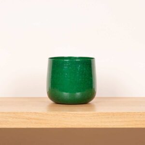 Keramik Übertopf Grün - 12 cm