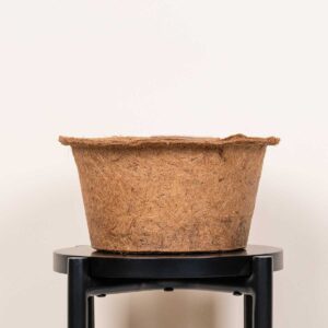 Kokos Pflanzschale Braun Rund